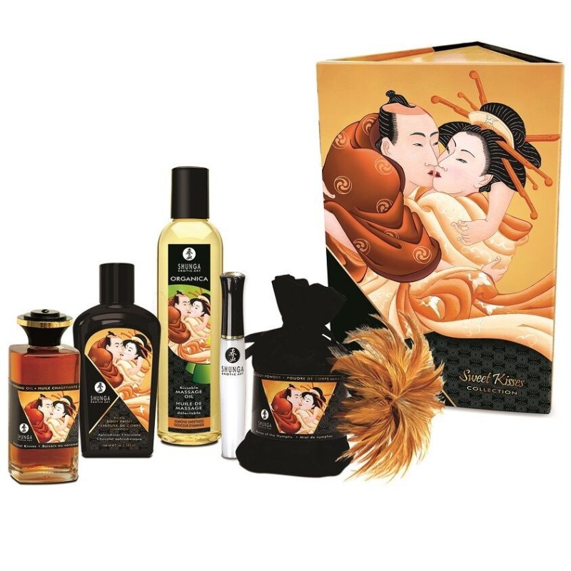 Shunga - Kit Colección Dulces Besos de Shunga Kits | Piumer