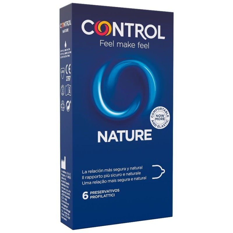 Control - Adapta Nature Preservativos 6 Unidades de Control Condoms | Piumer
