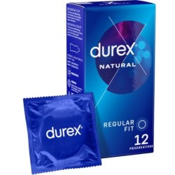 Durex - Natural Plus 12 Unidades de Durex Condoms | Piumer