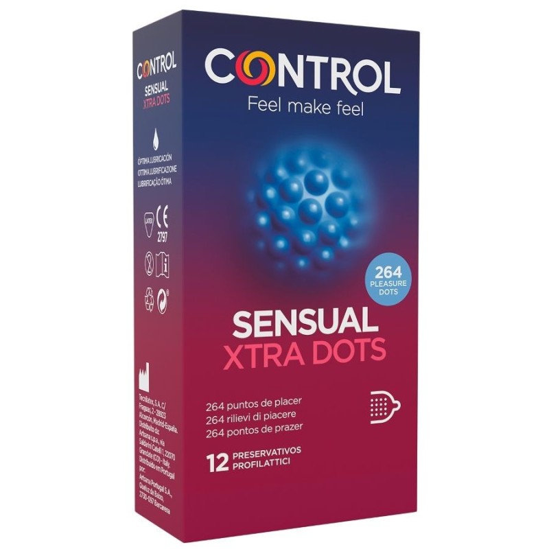 Control - Xtra Dots 12 Uds de Control Condoms | Piumer