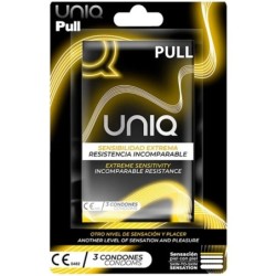 Pull Preservativos Con Tiras Sin Látex 3 Unidades de Uniq | Piumer