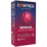 Control - Sensual Dots & Lines Puntos Y Estrias 12 Uds de Control Condoms | Piumer