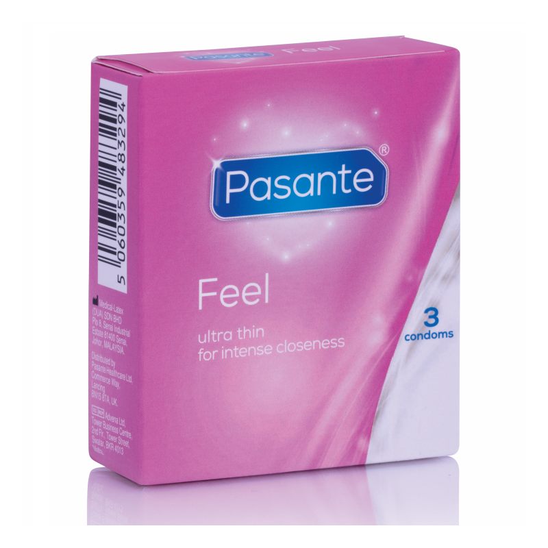 Preservativos Sensitive Ultrafino 3 Unidades de Pasante | Piumer