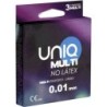Multi Preservativos Sin Latex 3 Unidades de Uniq | Piumer