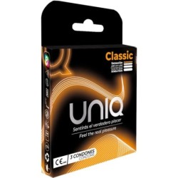 Classic Preservativos Sin Latex 3 Unidades de Uniq | Piumer