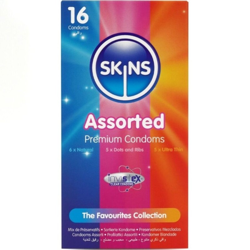 Surtido Preservativos Premium Pack 16 de Skins | Piumer