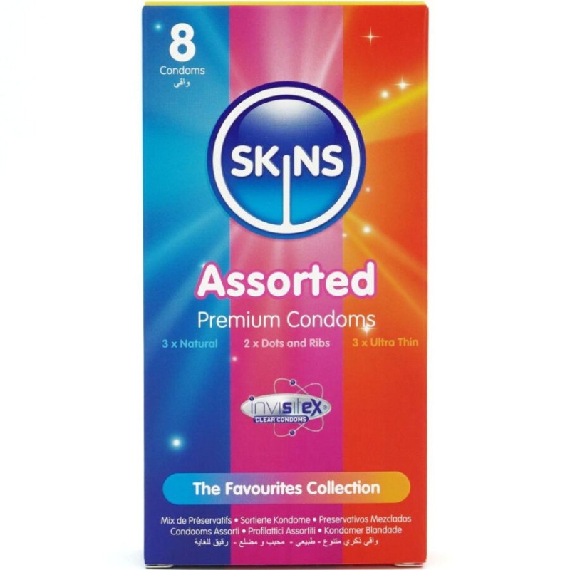 Surtido Preservativos Premium Pack 8 de Skins | Piumer