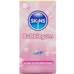 Preservativos Premium Sabor Chicle Pack 8 de Skins | Piumer