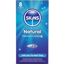Natural Preservativos Premium Pack 8 de Skins | Piumer