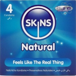 Natural Preservativos Premium Pack 4 de Skins | Piumer