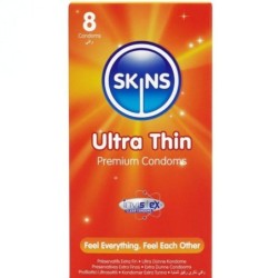 Ultrafinos Preservativos Premium Pack 8 de Skins | Piumer