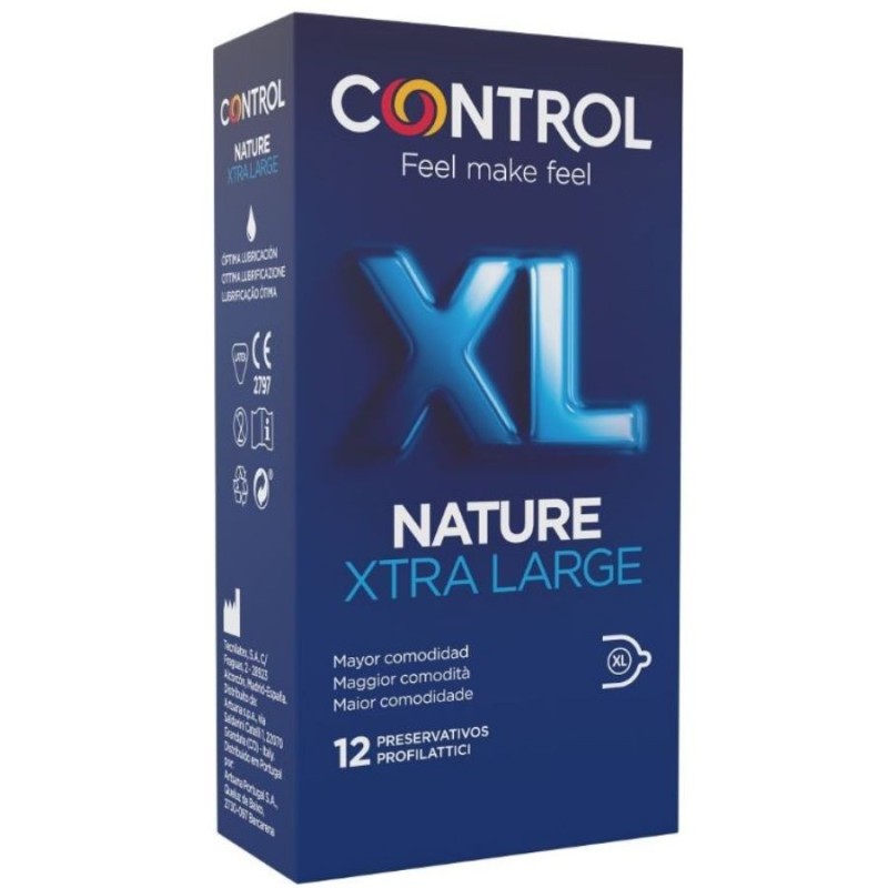 Control - Adapta Nature Xl Preservativos 12 Unidades de Control Condoms | Piumer