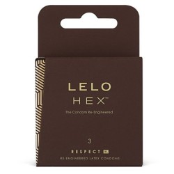 Hex Condoms Respect Xl 3 Pack de Lelo | Piumer