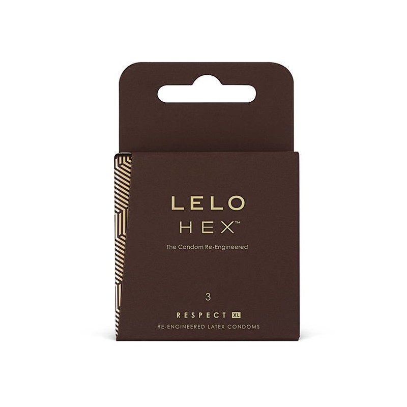 Hex Condoms Respect Xl 3 Pack de Lelo | Piumer