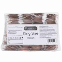 Preservativos King Ms Largos Y Anchos Bolsa 144 Unidades de Pasante | Piumer
