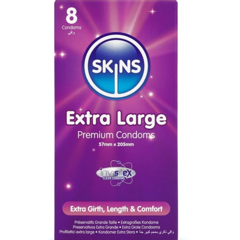 Tamaño Xl Preservativos Premium Pack 8 de Skins | Piumer