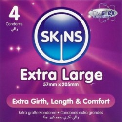 Tamaño Xl Preservativos Premium Pack 4 de Skins | Piumer