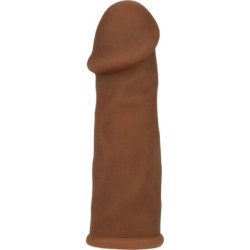 CALEXOTICS - FUTUROTIC FUNDA EXTENSION PENE MARRÓN