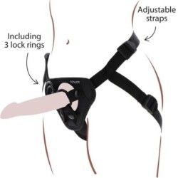 Strap-On Harnés Negro de Get Real | Piumer
