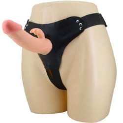 Mavis Harness Briefs Universal Con Dildo 19 Cm Natural de Pretty Love | Piumer