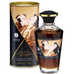 Shunga - Aceite Masaje Efecto Calor Sabor Café 100 Ml de Shunga Oils | Piumer