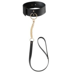 Bijoux Indiscrets Maze - Collar Con Correa Negro de Bijoux Maze | Piumer