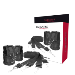 Darkness - Set De Ataduras Para La Cama de Darkness Bondage | Piumer