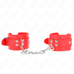Kink - Muñequeras Sencillas Rojo Ajustable 20-23 Cm X 5.5 Cm de Kink Wrist Restraint | Piumer