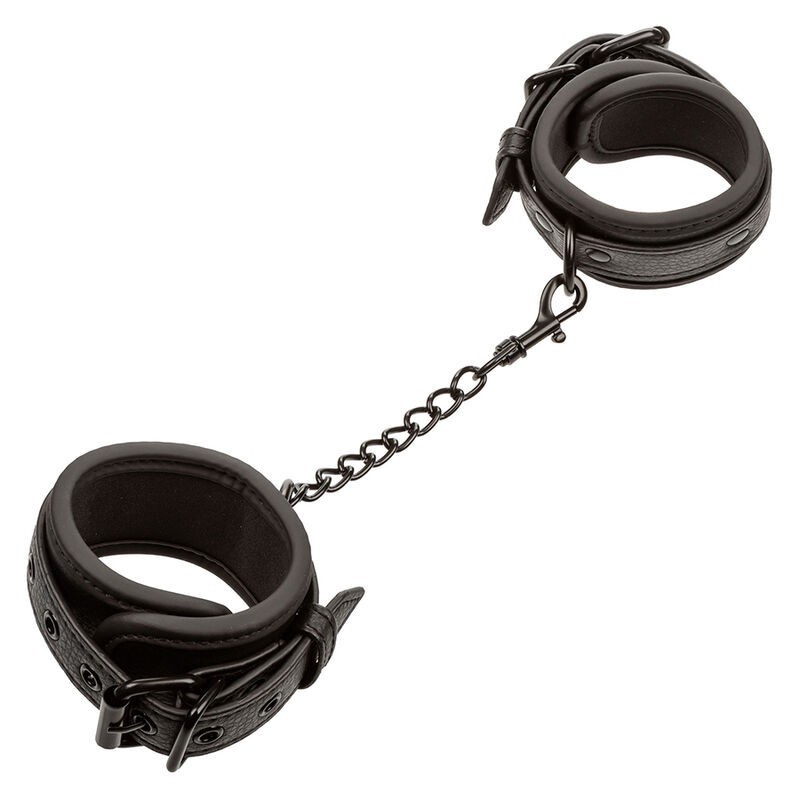 Nocturnal Esposas Cuero Ajustable Negro de Calexotics | Piumer