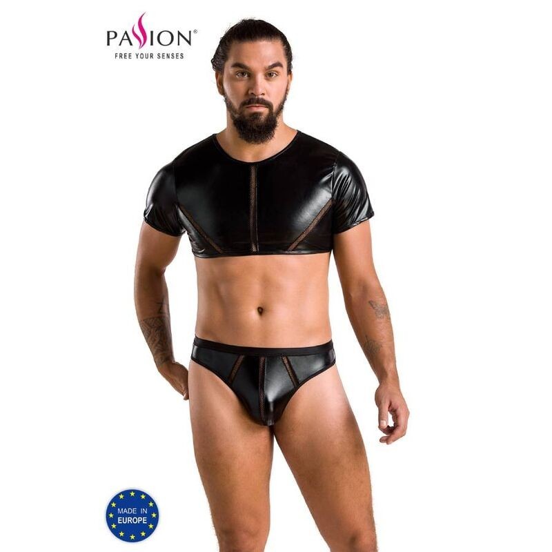 Passion - 057 Set Peter Negro de Passion Men - Talla S/M | Piumer