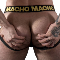 Macho - Mx25Ac Jock Cuero Amarillo de Macho Underwear - Talla M | Piumer