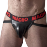 Macho - Mx25Rc Jock Cuero Rojo de Macho Underwear - Talla M | Piumer