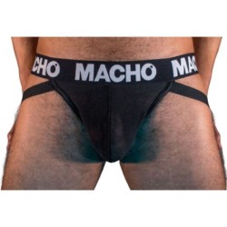 Macho - Mx25Nn Jock Negro de Macho Underwear - Talla M | Piumer