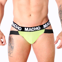 Macho - Mx28Fa Jock Amarillo de Macho Underwear - Talla S | Piumer