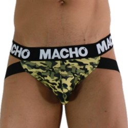 Macho - Mx28Mv Jock Militar Verde de Macho Underwear - Talla XL | Piumer