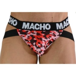 Macho - Mx28Mr Jock Militar Rojo de Macho Underwear - Talla L | Piumer