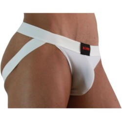 007 Jock Lycra Blanco de Burn - Talla S | Piumer