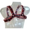 Chain Harness Iii Black / Red de Leather Body | Piumer
