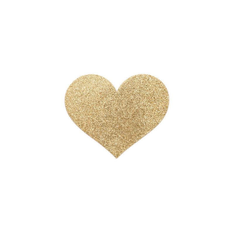 Bijoux - Indiscrets Pezoneras Flash Corazón Dorado de Bijoux Flash Collection | Piumer